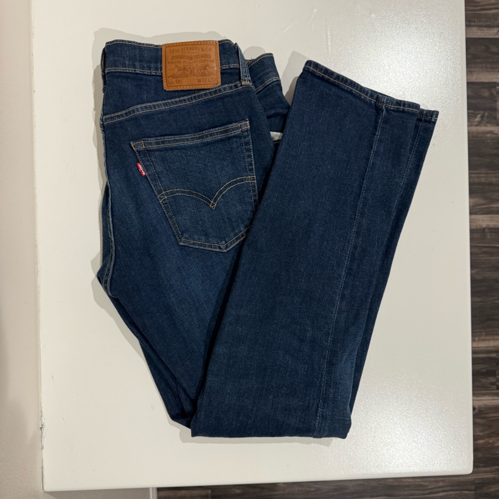 Levi's 541 Indigo Denim Jeans.